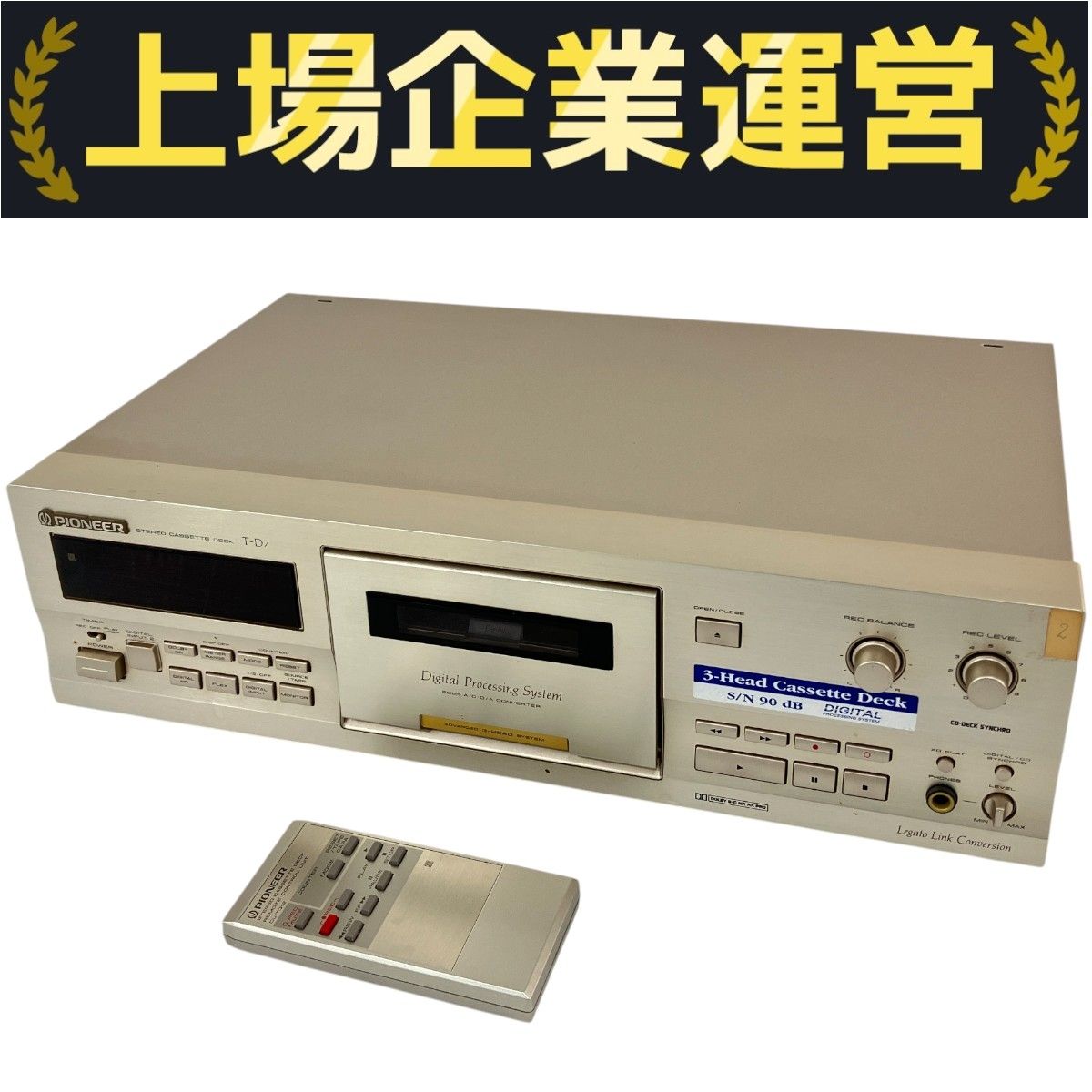 Pioneer パイオニア T-D7 ステレオ カセットデッキ 音響機器