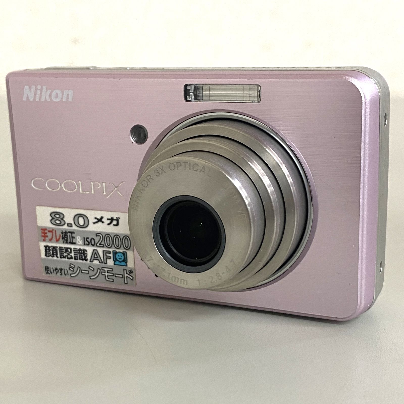 スマホ転送OK】ニコン Nikon COOLPIX S520 ピンク デジカメ