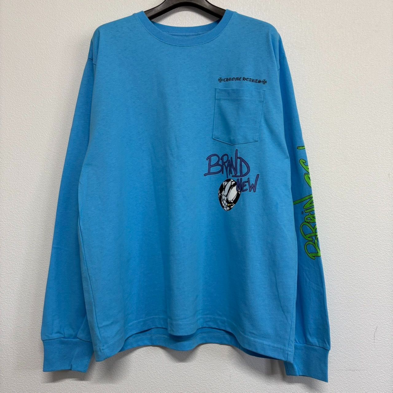 希少♪CH◆ Matty Boy Brain ロゴ ブルー ロンT 希少♪CH◇ Matty Boy Brain ロゴ ブルー ロンT