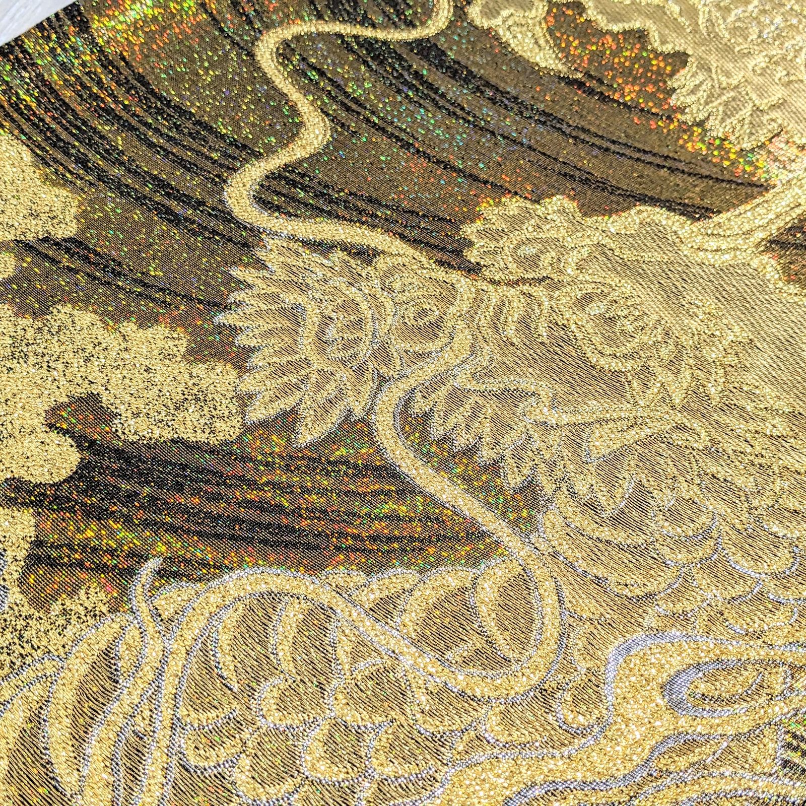 新品・仕立て上がり】正絹 袋帯 フォーマル 龍 金 ゴールド ub38  