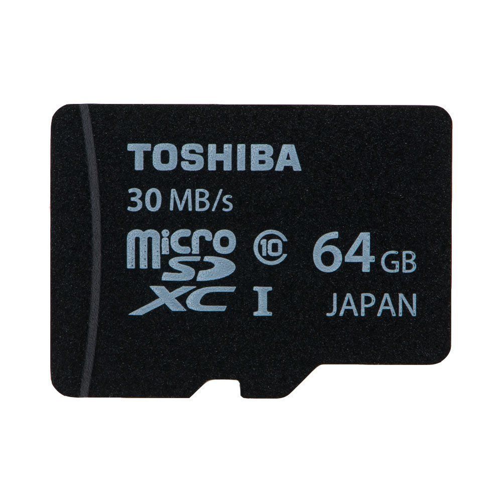 TOSHIBA 東芝 microSDXCカード Class10 読込最大30MB|S 64GB 海外パッケージ品 SD-C064GR7AR30