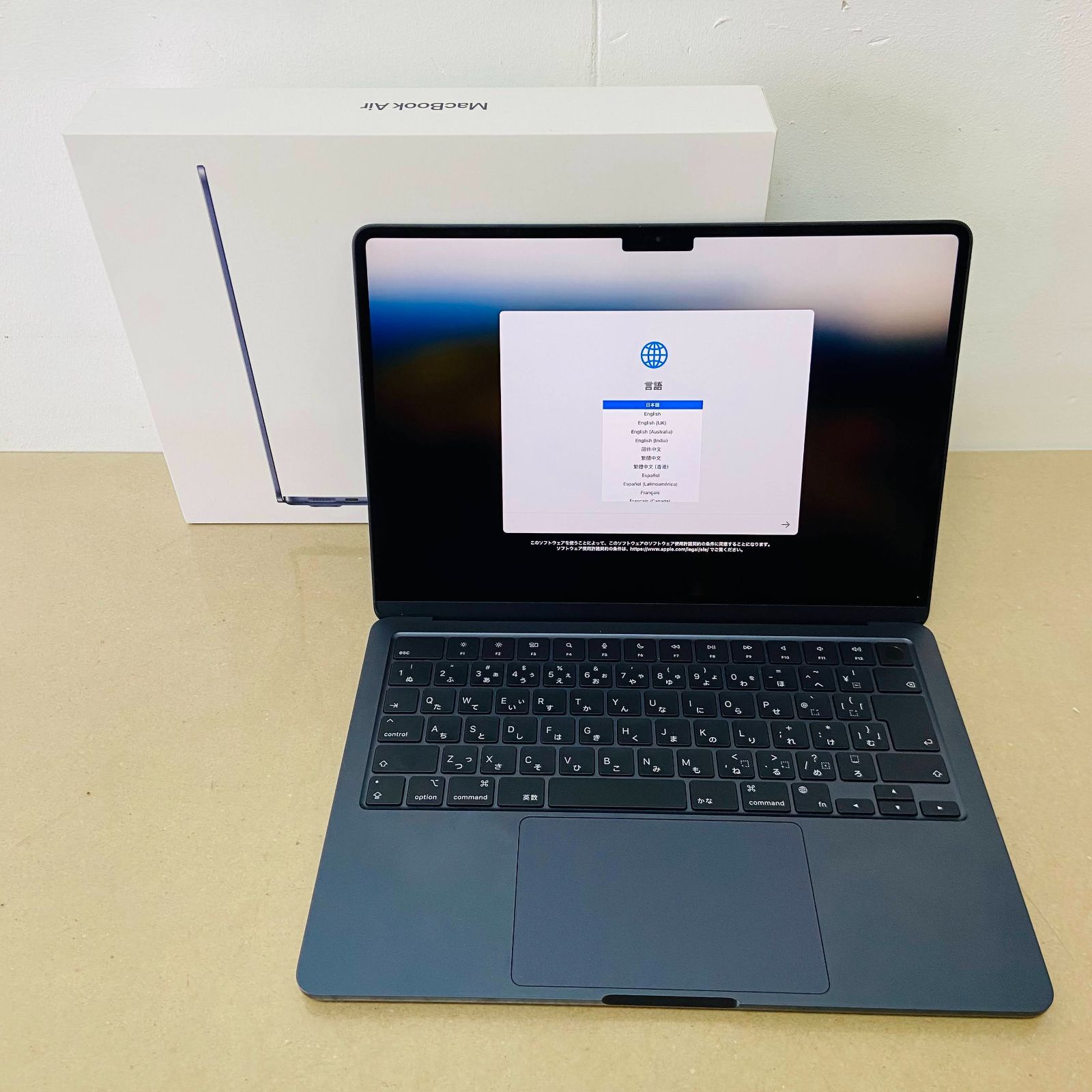 バッテリー100%】 Macbook Air M3 16GB 512GB