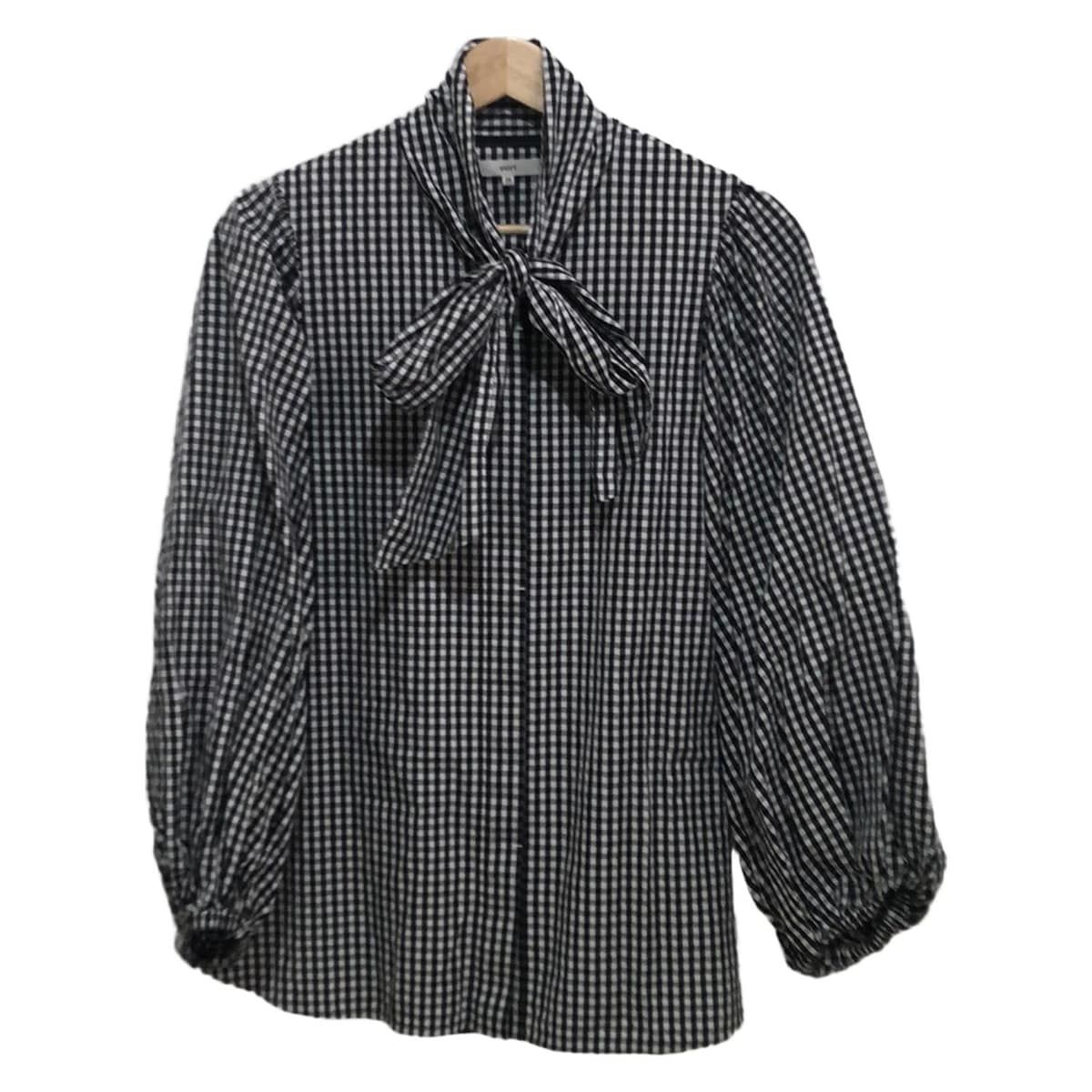 yori(ヨリ) 長袖シャツブラウス サイズ38 M レディース美品 - 黒