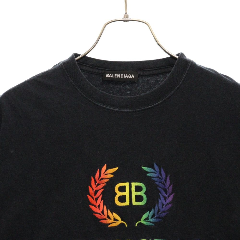 BALENCIAGA (バレンシアガ) 19SS BB LOGO TEE 570805 TEV53 BB 