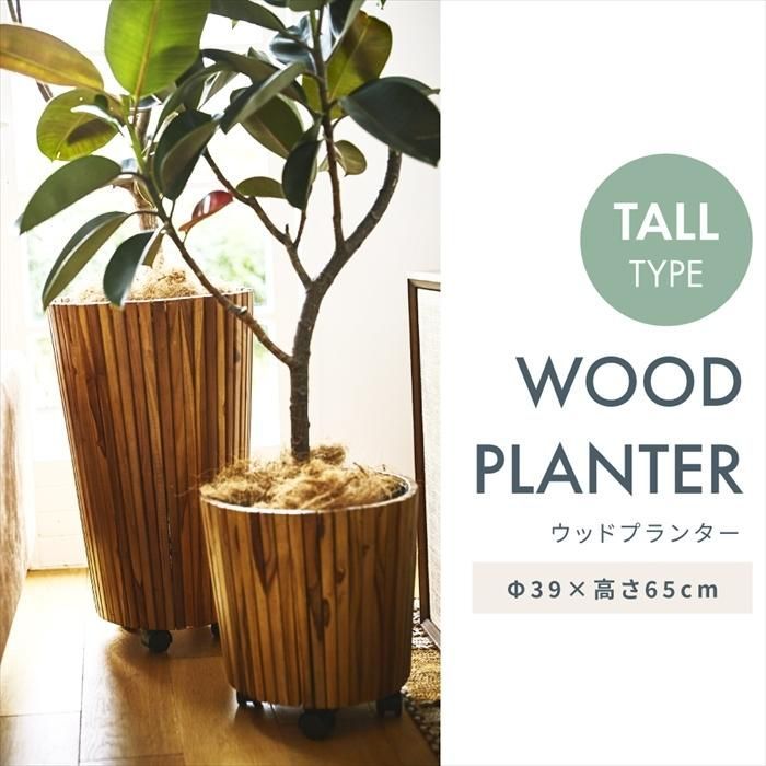 dinos 木製プランターベース キャスター付き 2個 dショッピング