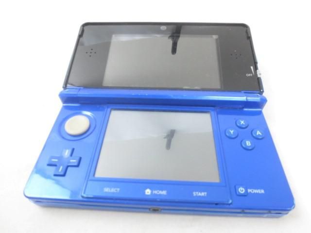  中古品 ゲーム ニンテンドー3DS 本体 CTR-001 コバルトブルー 動作品 本体のみ