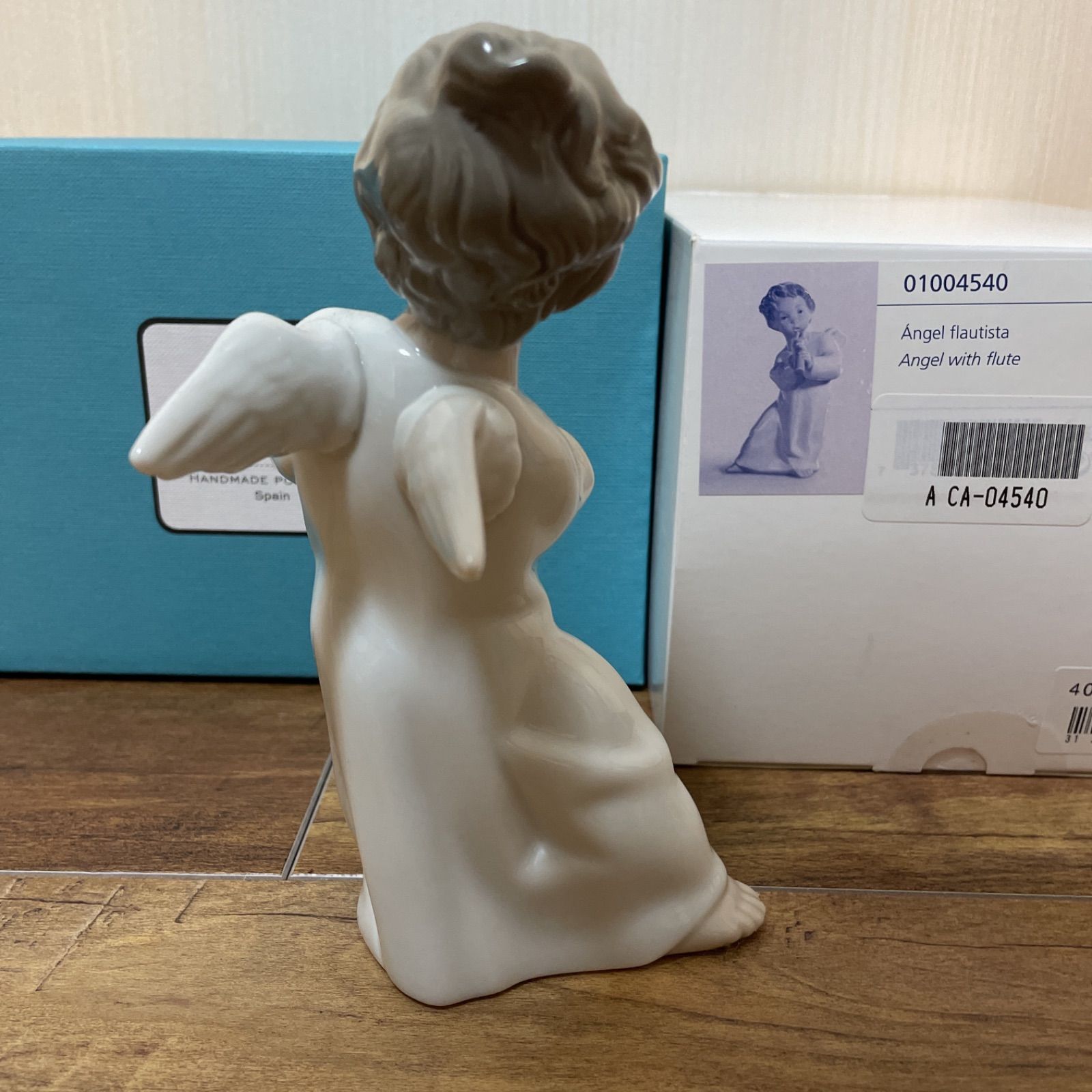 LLADRO リヤドロ 4540 天使とフルート フィギュリン 置物 オブジェ 笛 