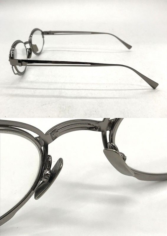 Kuboraum 眼鏡 Maske H01 オーバル フルリム 伊達メガネ めがね