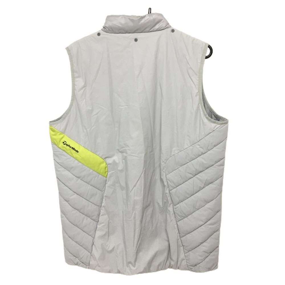 超美品】テーラーメイド 2WAY中綿ジャケット ライトグレー 切替 袖着脱  