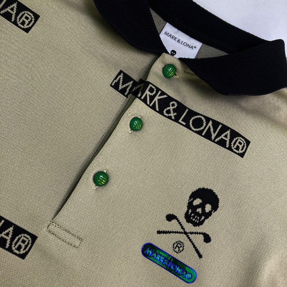 サイズ：46 MARK&LONA マークアンドロナ 2024年 半袖ポロシャツ カーキ