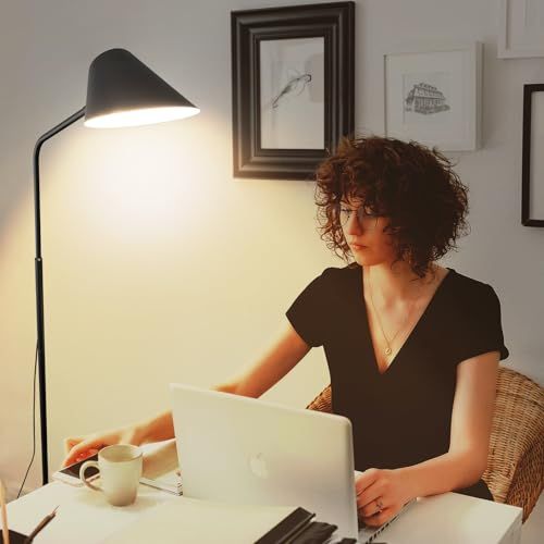 リモコン付き LED 照明 間接照明 調色 調光 シンプル スタンドライト スリム おしゃれ 北欧 モダン フロアライト インテリア 照明スタンド フロアランプ フロアスタンド Home 省エネ 寝室 リビング ダイニング Huakey 旅館 ホテルラ