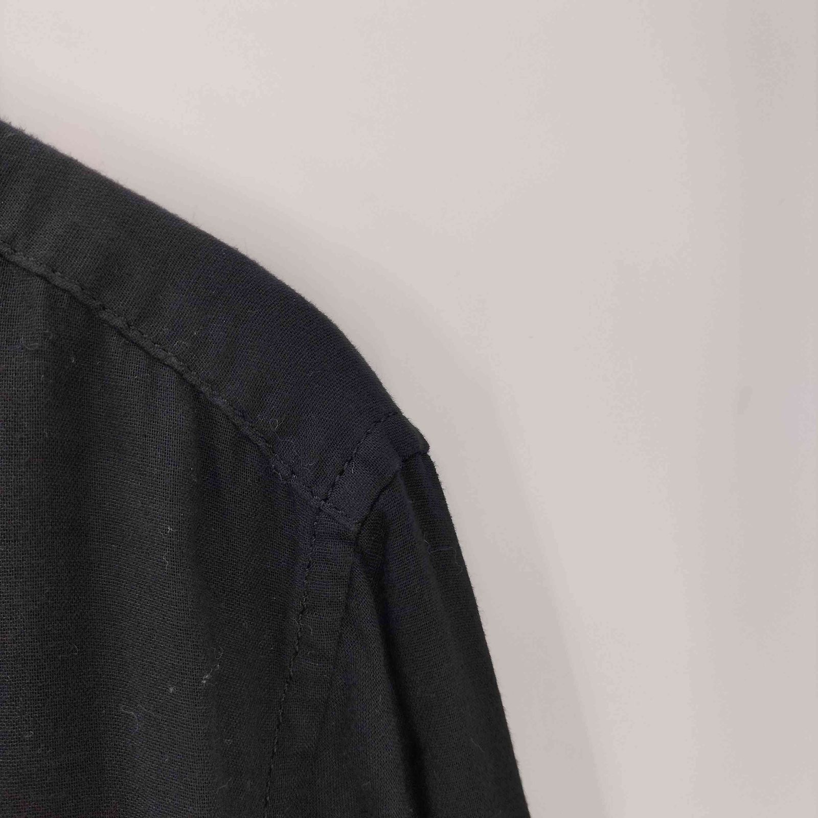 GANRYU(ガンリュウ) AD2014 洗い加工 裏地背抜き 2B テーラード シャツ ジャケット メンズ JPN：M 【中古】【ブランド古着バズストア】 ガンリュウ GANRYU AD2014 洗い加工 裏地背抜き 2B テーラード シャツ