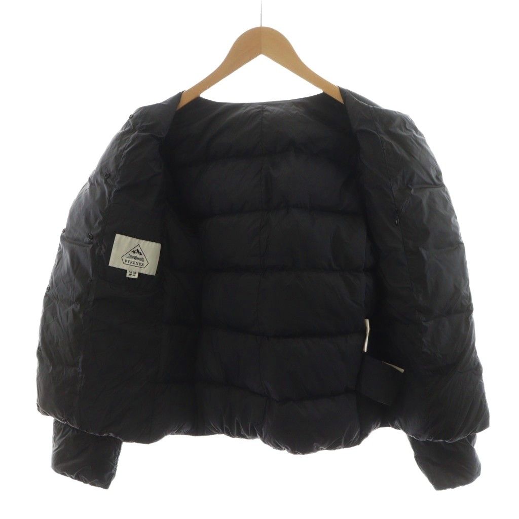 PYRENEX CANNES 38 ブラック　新品未使用 ピレネックス Pyrenex カンヌ CANNES ダウンジャケット ノー