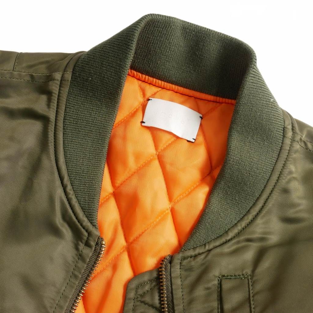 マメクロゴウチ Mame Kurogouchi 15AW 刺繡 MA-1 フライトジャケット