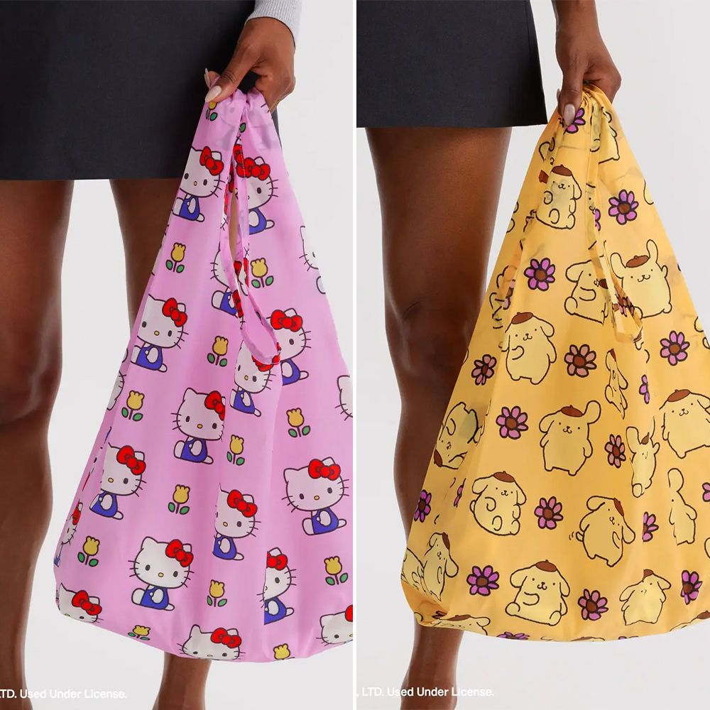 新品！BAGGU×ハローキティ エコバッグ 限定コラボ3点セット 新作！BAGGU×ハローキティ☆エコバック ベビーサイズ☆コラボ