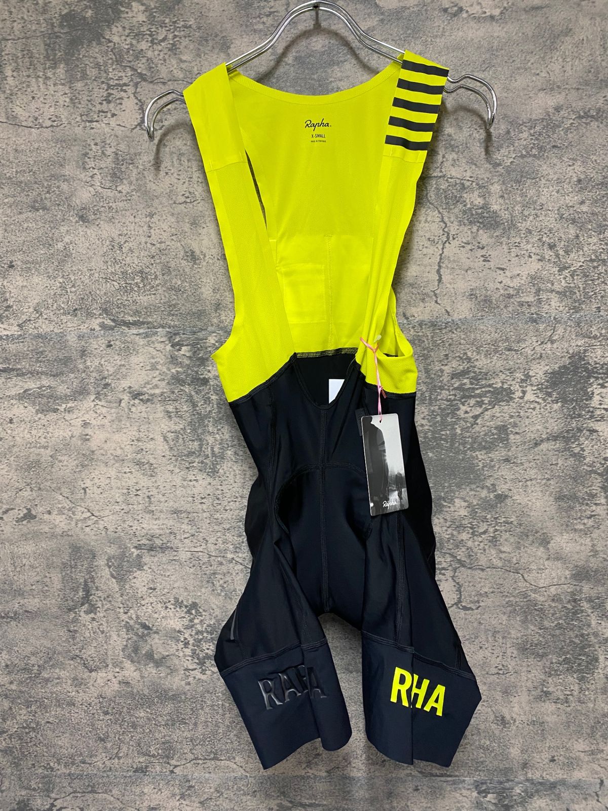 JE226 ラファ Rapha MEN S PRO TEAM BIB SHORTS Ⅱ ビブショーツ イエロー XS