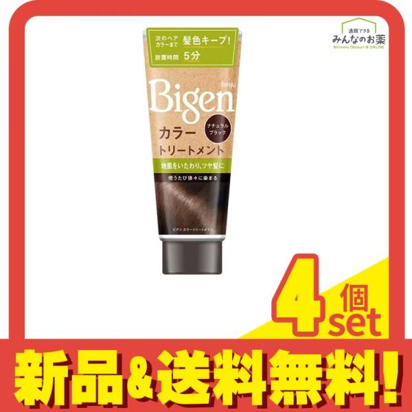 ビゲン カラートリートメント ナチュラルブラック  180g 4個セット まとめ売り