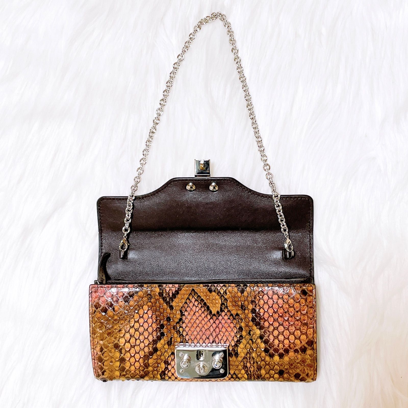 GUCCI 日本限定 極美品 グッチ レディロック チェーンウォレット