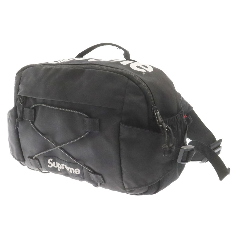 SUPREME (シュプリーム) 17SS Waist Bag ウエストバッグ ボディバッグ ブラック - メルカリ