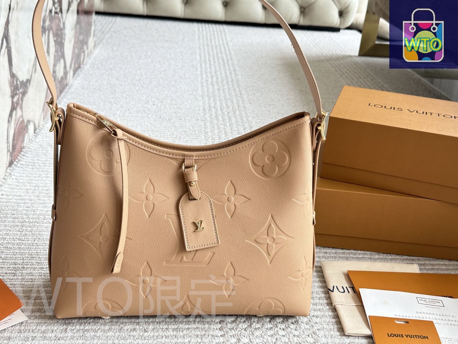 【軽やかな履き心地と上品さをお約束】ルイヴィトン★クロッグ 今日特価】Louis Vuitton ルイヴィトン キャリーオール 子袋と