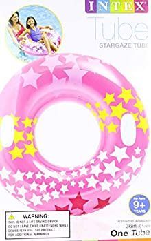 Intex FBA_#59256EP Stargaze Tube 36 Large Swim Ring Float Pool Beach Toy with Stabilizing Handles-2 Pack-Colors May Vary