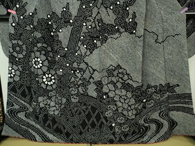 平和屋本店□極上 振袖 総絞り 籬花文 黒地 逸品 DZAA8164kh5 - メルカリ