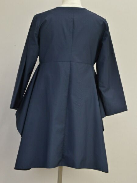 ヨーコチャン アシンメトリック タック コート 38 yoko chan