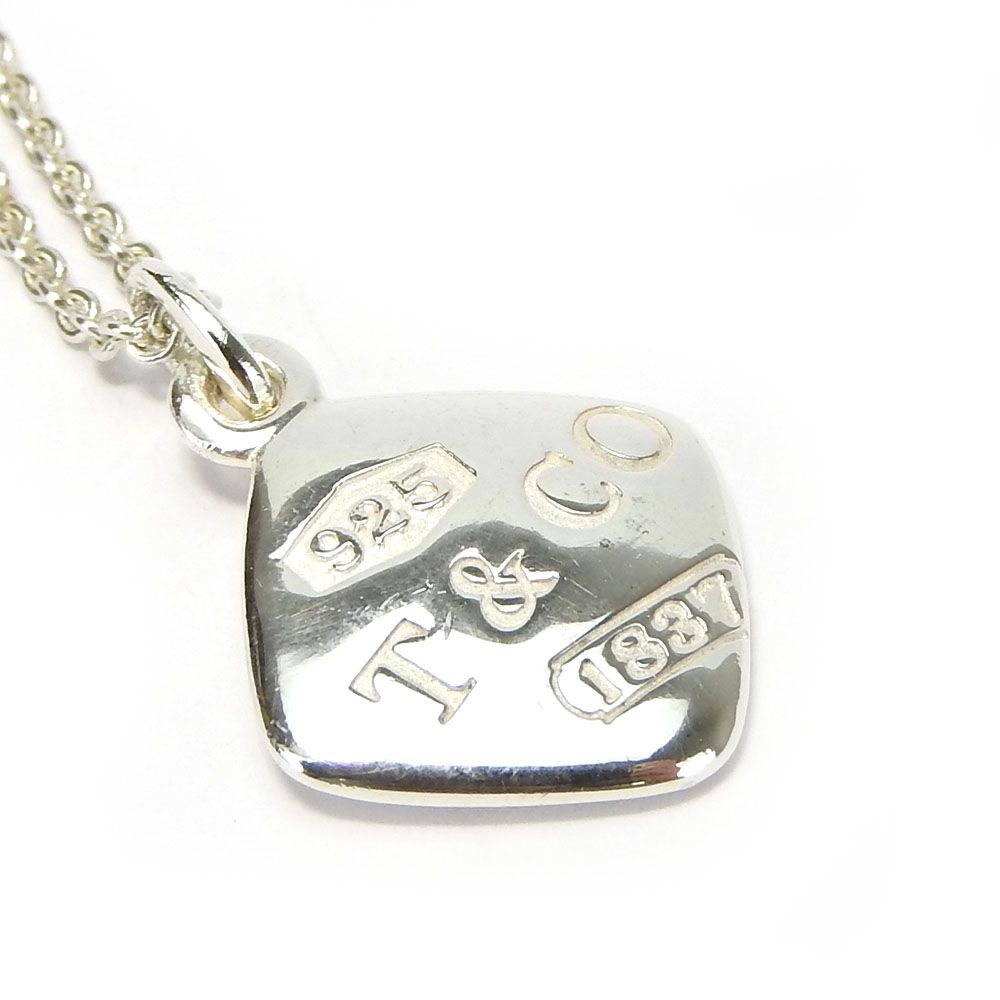希少！TIFFANY＆Co 1837 モンタージュクッション ネックレス 中古】 ティファニー ネックレス 1837 モンタージュクッション