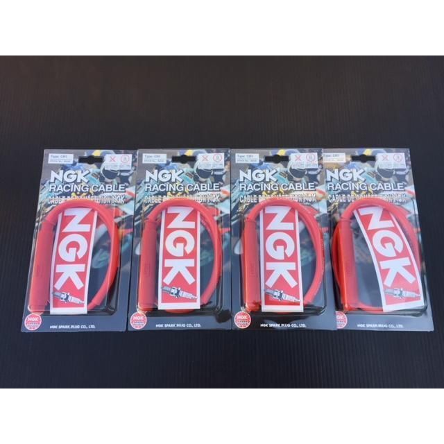 NGK プラグコード 赤色 ゼファーχ カイ CBX400F CBR400F XJ400