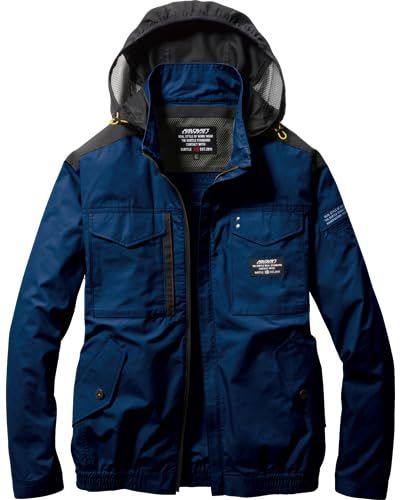 [バートル] ファン付き 作業着 エアークラフト 長袖 ブルゾン (ファンなし) AC1181 AIRCRAFT メンズ M 3ネイビー [3ネイビー] [M]