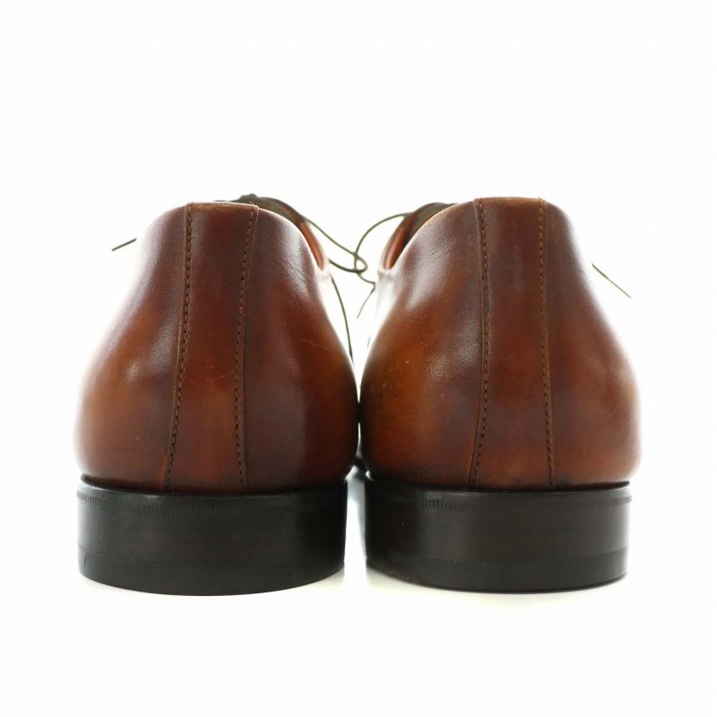 美品SANTONIサントーニ6365レザーストレートチップ　ビジネスシューズ革靴 サントーニ SANTONI 6365 レザー シューズ ドレス 革靴