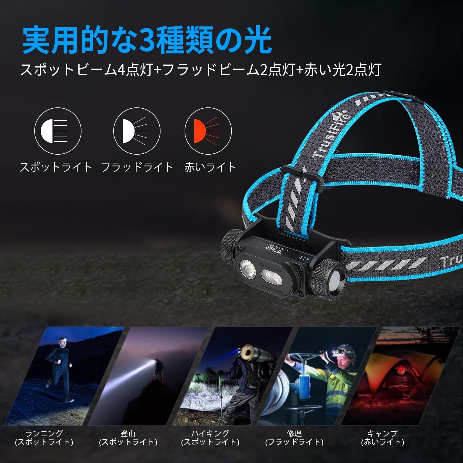超軽量 ledハンディライト