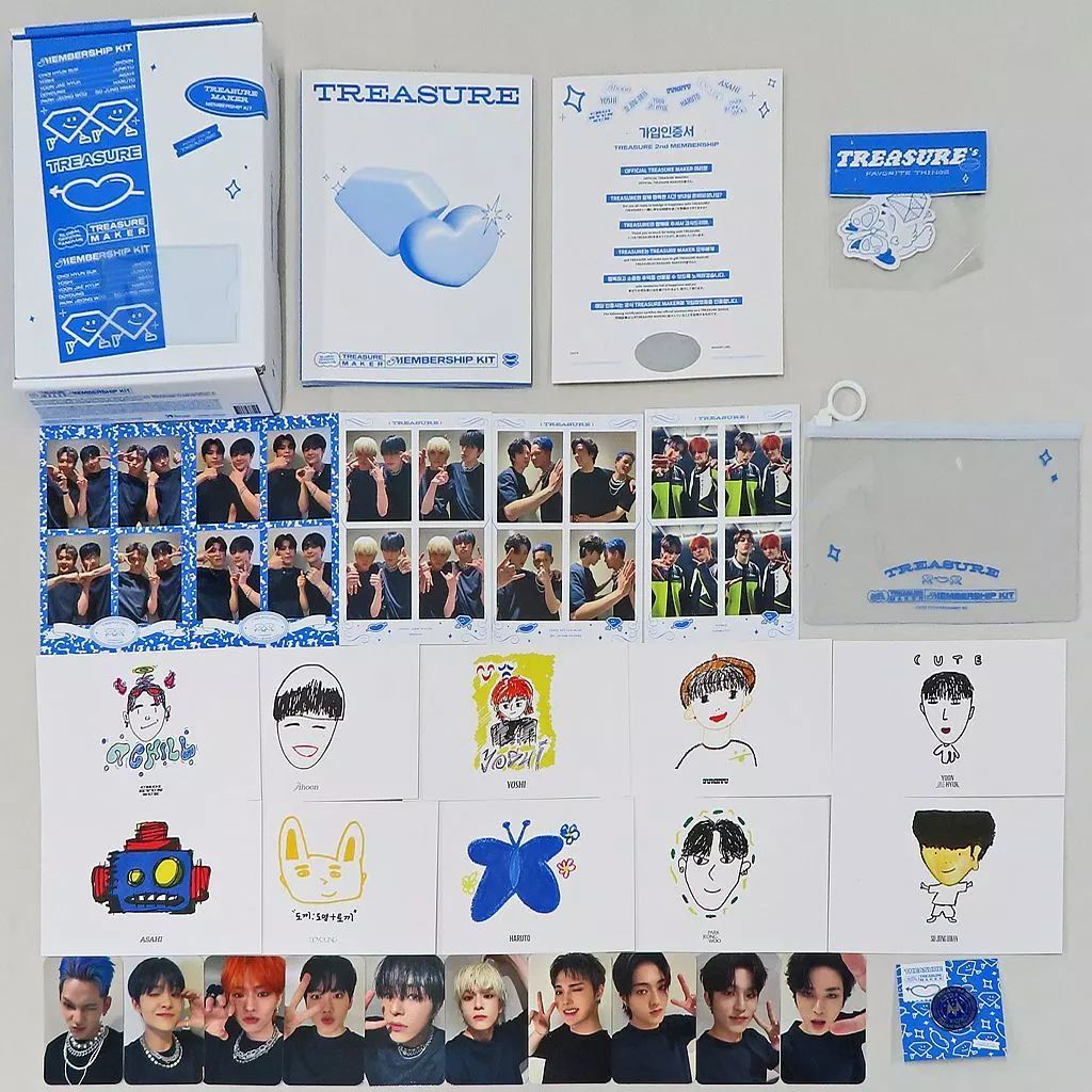 TREASURE メンバーシップ　キット　2個セット　新品未開封 中古】グッズセット TREASURE MAKER 2ND MEMBERSHIP KIT 「TREASURE