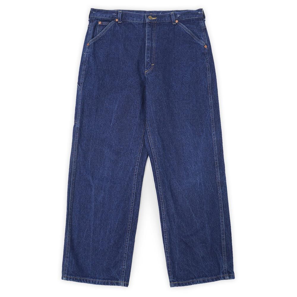 リー Lee 80s 80年代 200-3641 デニムロガーパンツ ジーンズ ペインター MADE IN USA アメリカ製 珍品 ヴィンテージ 古着 メンズ ズボン・パンツ 濃紺 W36 L30【中古】