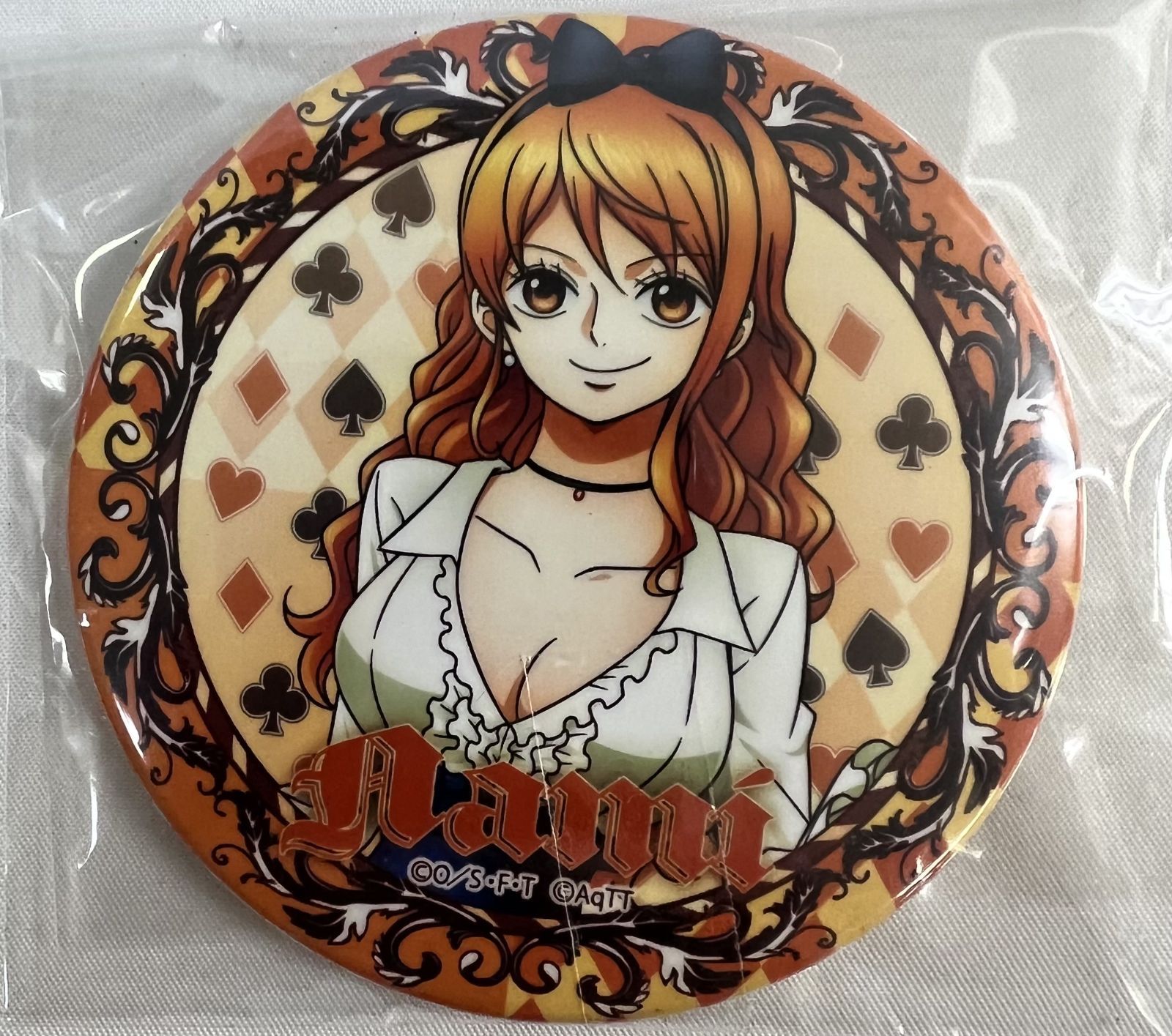 ワンピース ナミ ワンピースタワー 缶バッジ ONE PIECE 東京ワンピースタワー限定 コレクション缶バッジ ナミ