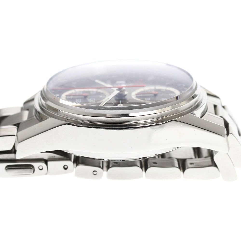  タグホイヤー TAG HEUER CV201M カレラ タキメーター ルイス ハミルトン クロノグラフ 自動巻き メンズ保証書付き_903644 トレンド感 自動巻き時計 腕時計(アナログ)