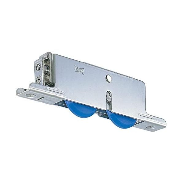 5営業日で発送 ヨコヅナ 2連式重量横調整戸車 ステン枠 BRG入MCナイロン車 50 平