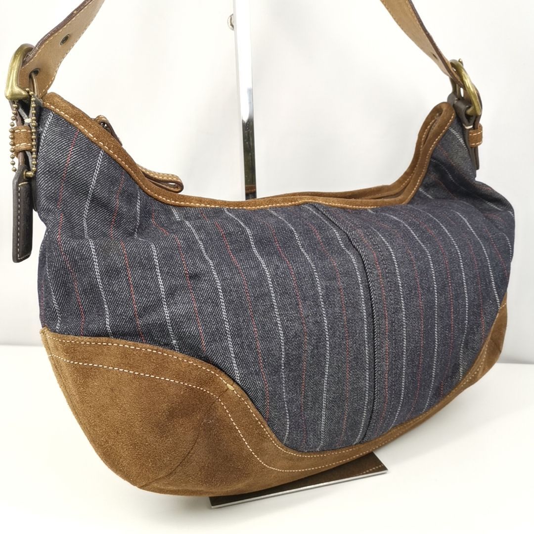 COACH 】E A-1 コーチ 9527 ソーホー 一部 レザー ワンハンドル