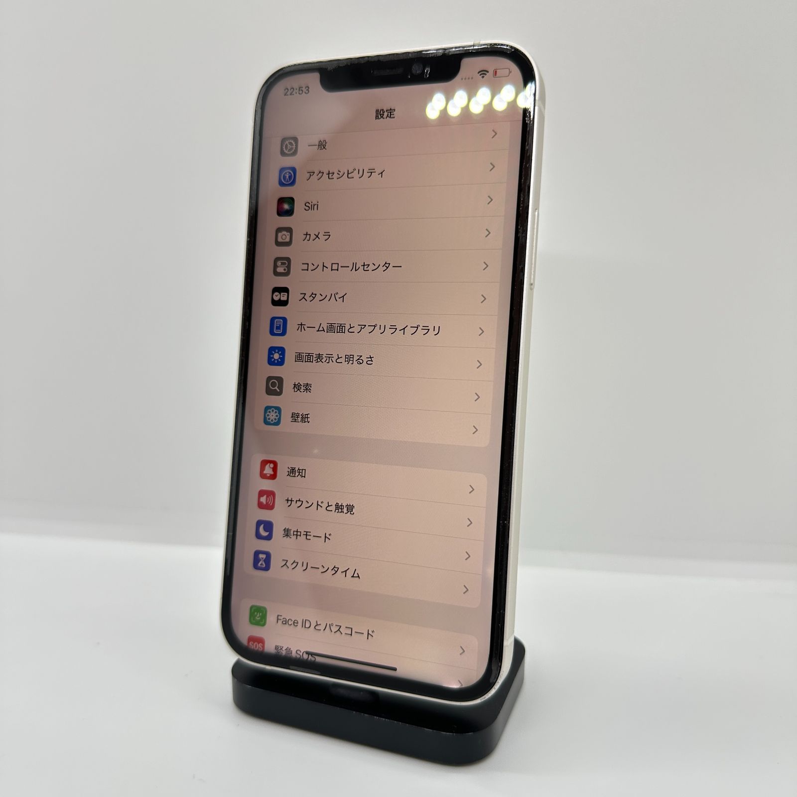 iPhone12 128GB ホワイト　SIMフリー ジャンク品 激安ジャンク】iPhone12 128GB ホワイト【SIMロック解除済み