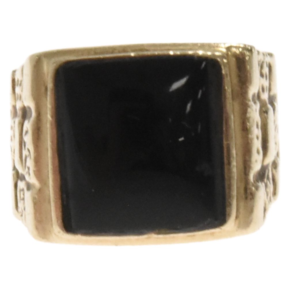 SUPREME (シュプリーム) 14SS Onyx Pinky Ring 14K Gold オニキス