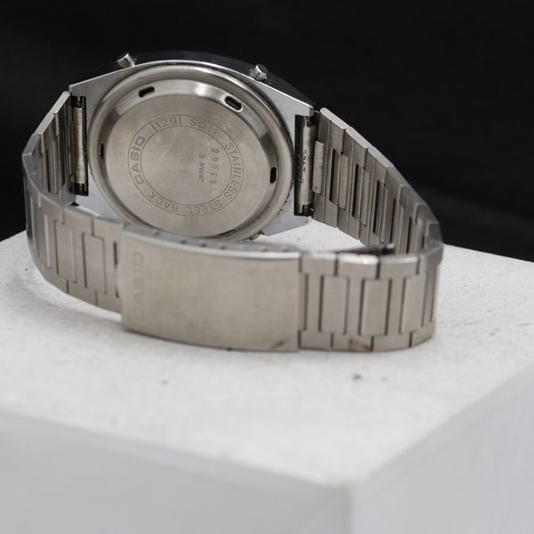 カシオ 129 S011 アラームクロノ QZ デジタル文字盤 メンズ