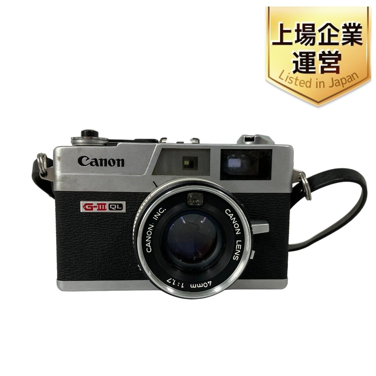 Canon G III QL 40mm 1.7 フィルムカメラ ジャンク Y8987947