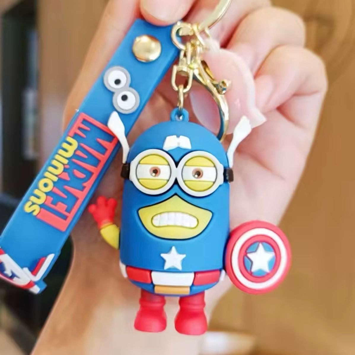単品］Minions ミニオン スーパーヒーローシリーズ キーホルダー