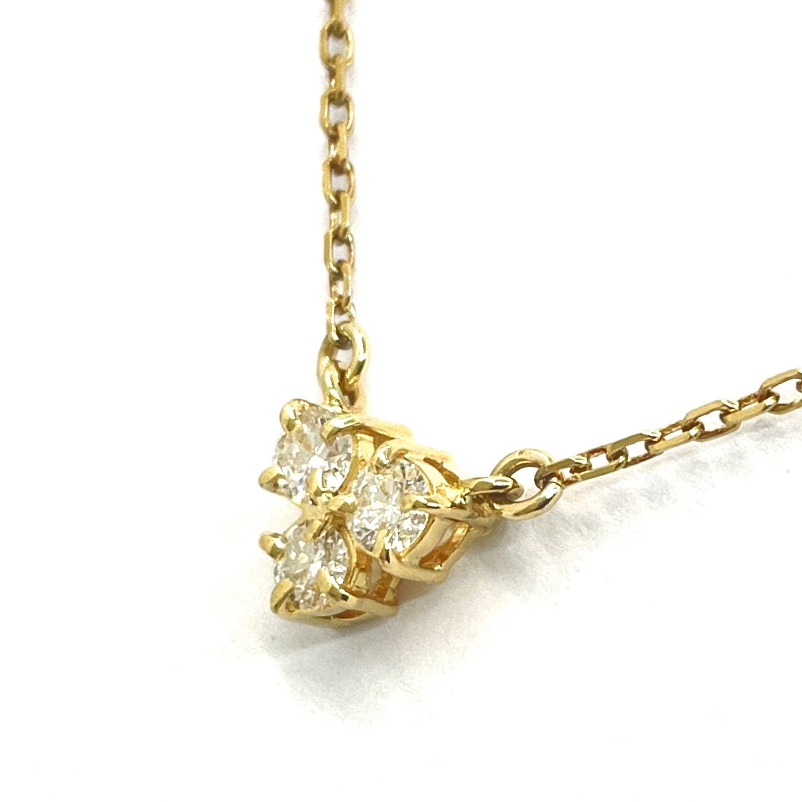 MIKIMOTO / ミキモト ダイヤネックレス K18YG 0.24ct - メルカリ