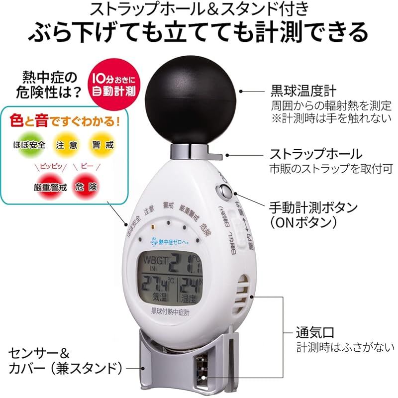 熱中症指標|WBGT|温度|湿度表示