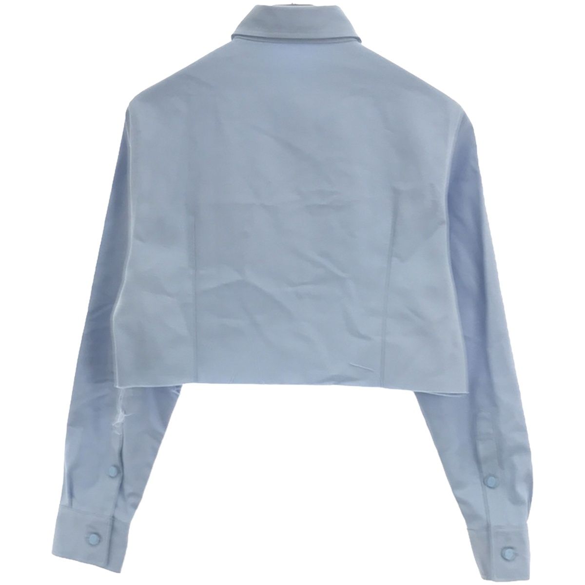 RAF SIMONS ラフシモンズ 23SS CROPPED DENIM SHIRT RSパッチ 