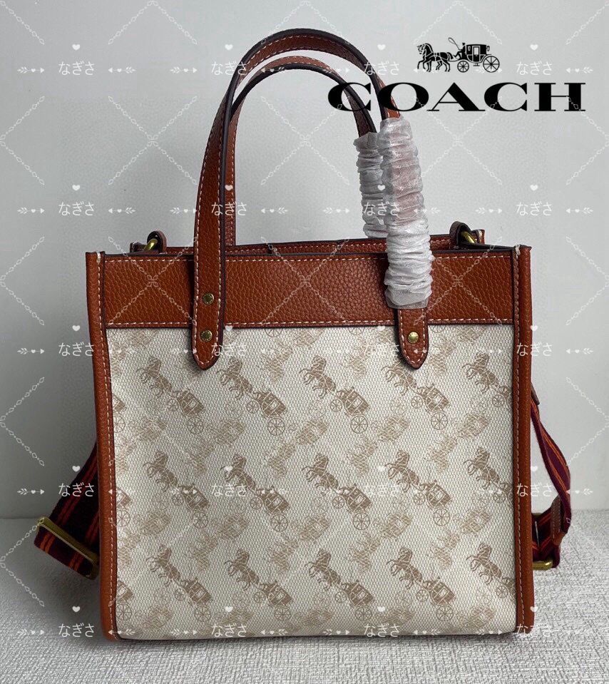 新品未使用】COACH（コーチ）C8456 ミニトートバッグ 馬車柄