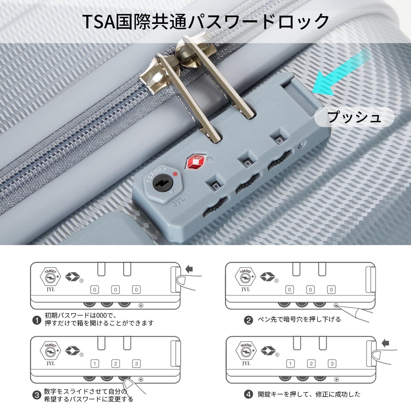 Hanke TSAロック搭載