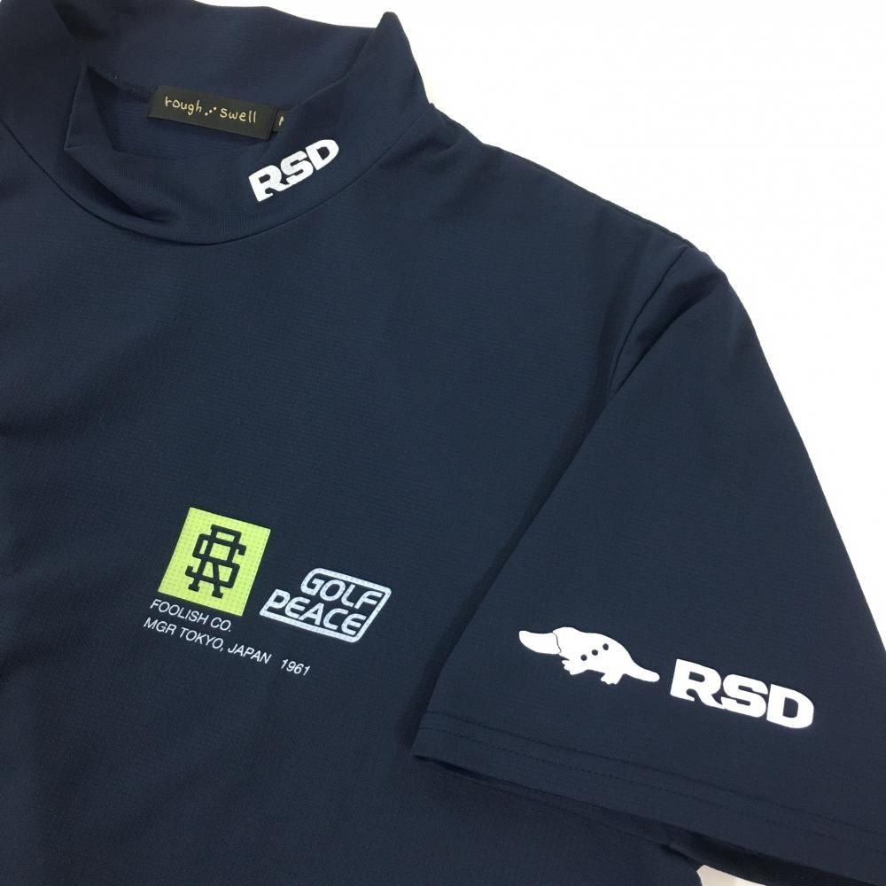 ROUGH&SWELL ラフアンドスウェル 半袖 Tシャツ M ネイビー ゴルフ
