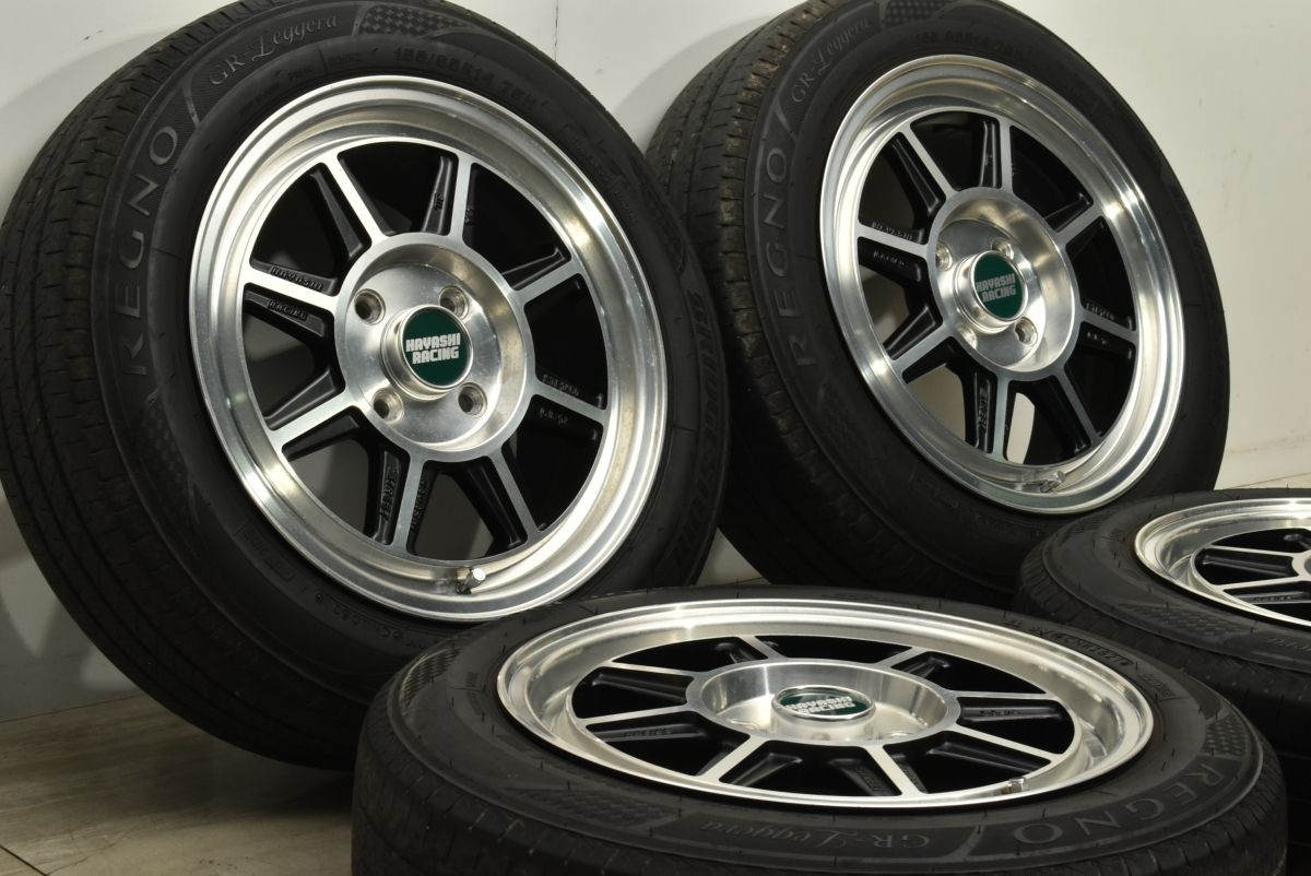 希少 人気】ハヤシレーシング STF 14in 6J +45 PCD100 ブリヂストン